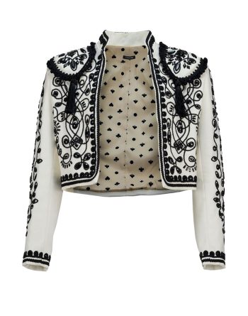 Matador Jacket In White - (White and Black)