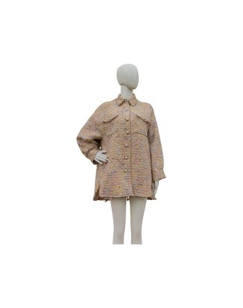 Tweed Jacket With Buttons